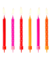 Preview: Geburtstagskerzen BUNT von PartyDeco